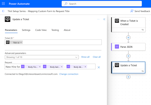 Map Custom Form to Title